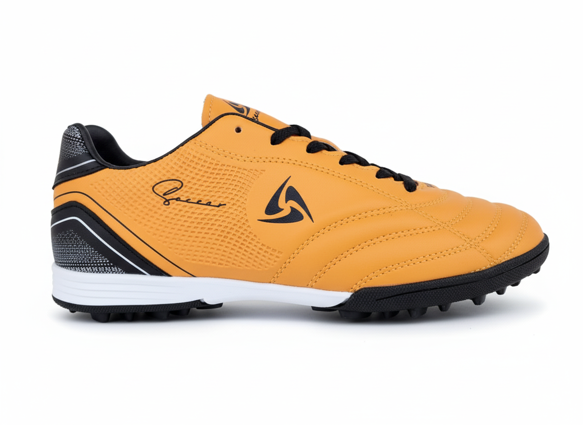 Gold and Black Turf Shoes