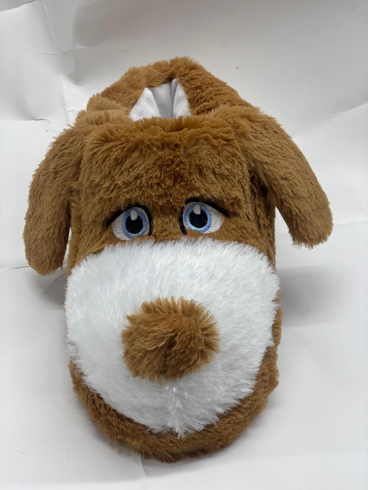 The Snuggle Paws Brown Slipper Bootie