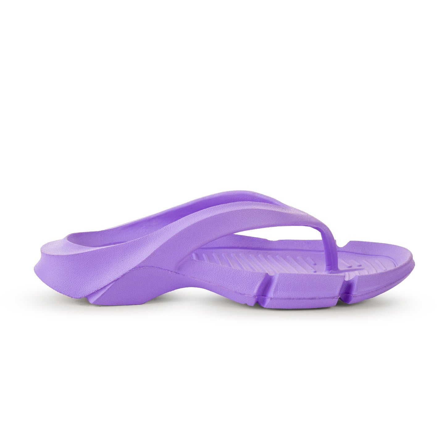 Purple EVA foam flip-flop sandals