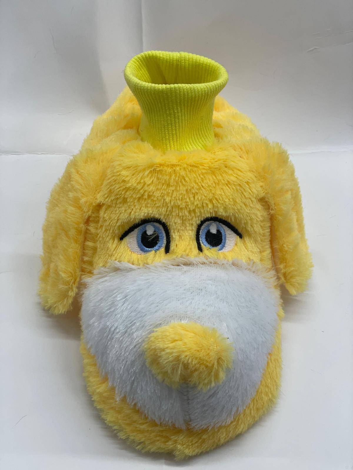 The Snuggle Paws Yellow Slipper Bootie