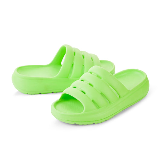 Neon lime EVA comfort slides