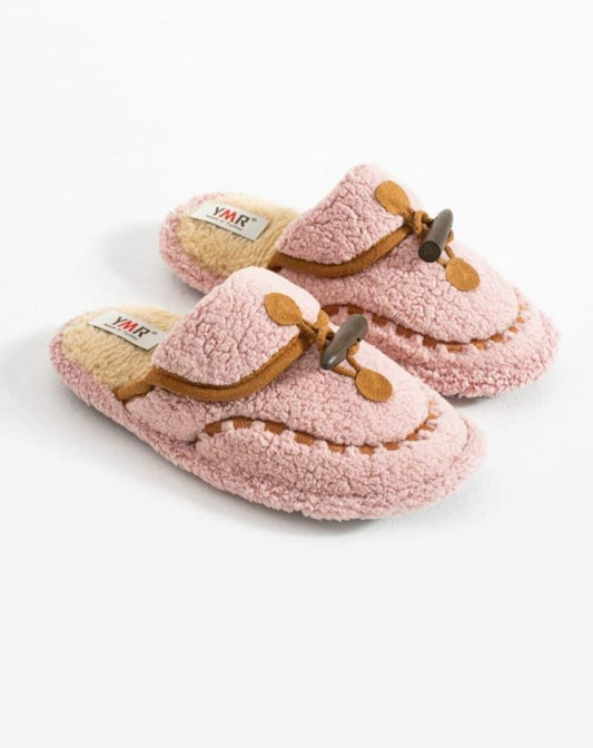 YMR women's plush slippers.