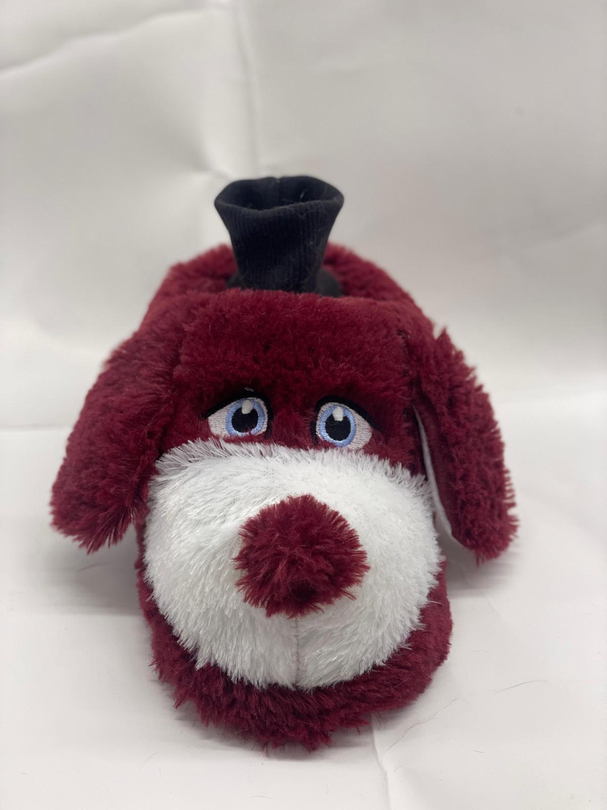 The Snuggle Paws Red Slipper Bootie