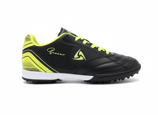 Black and Neon Yellow Turf Shoes