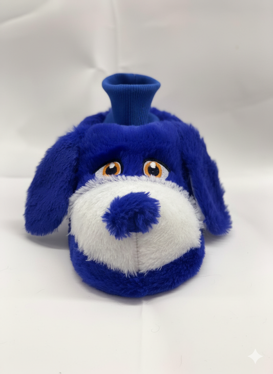 The Snuggle Paws Blue Slipper Bootie