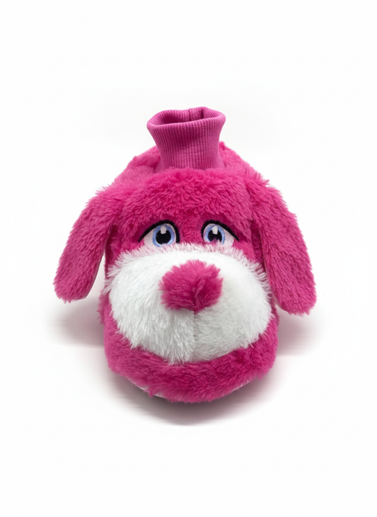 The Snuggle Paws Pink Slipper Bootie