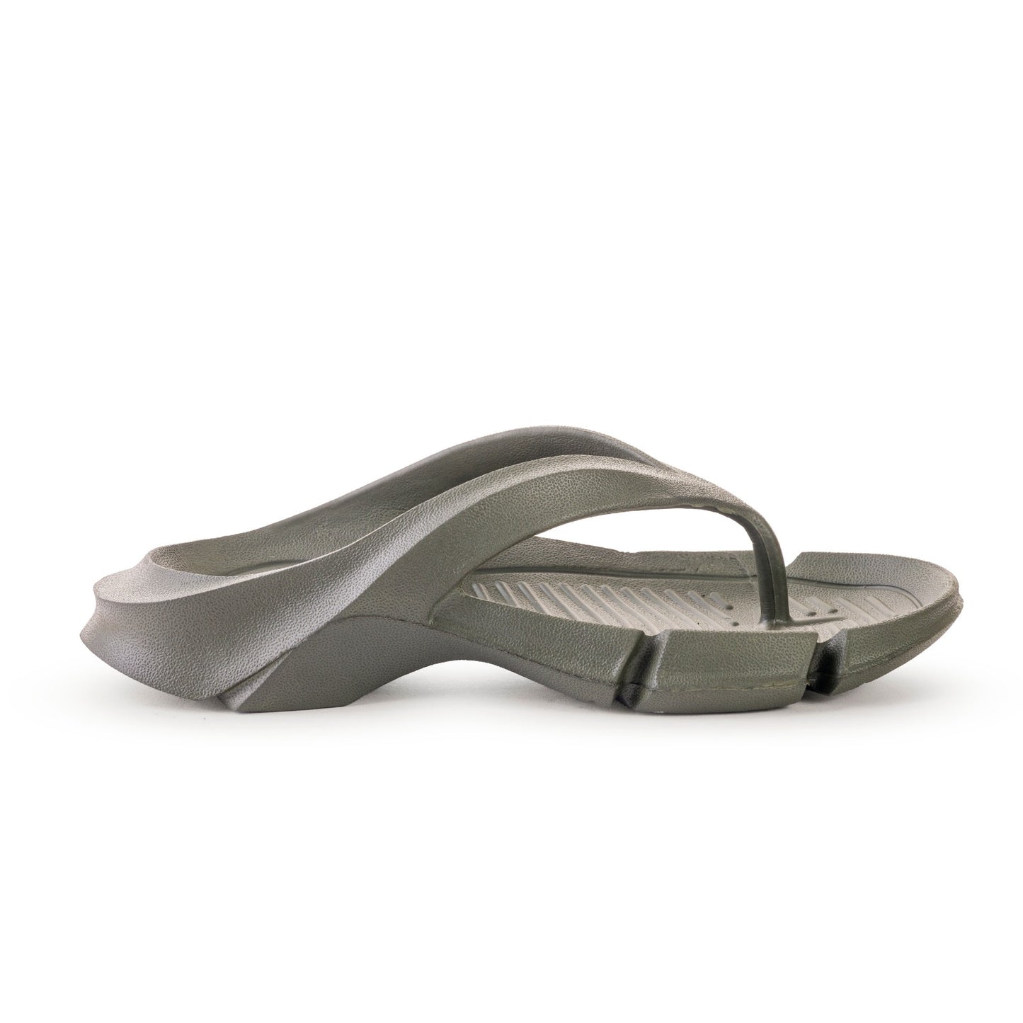 Black Balenciaga Mold Thong Sandals.