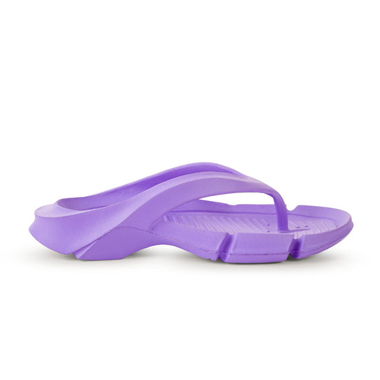 Purple EVA foam flip-flop sandals