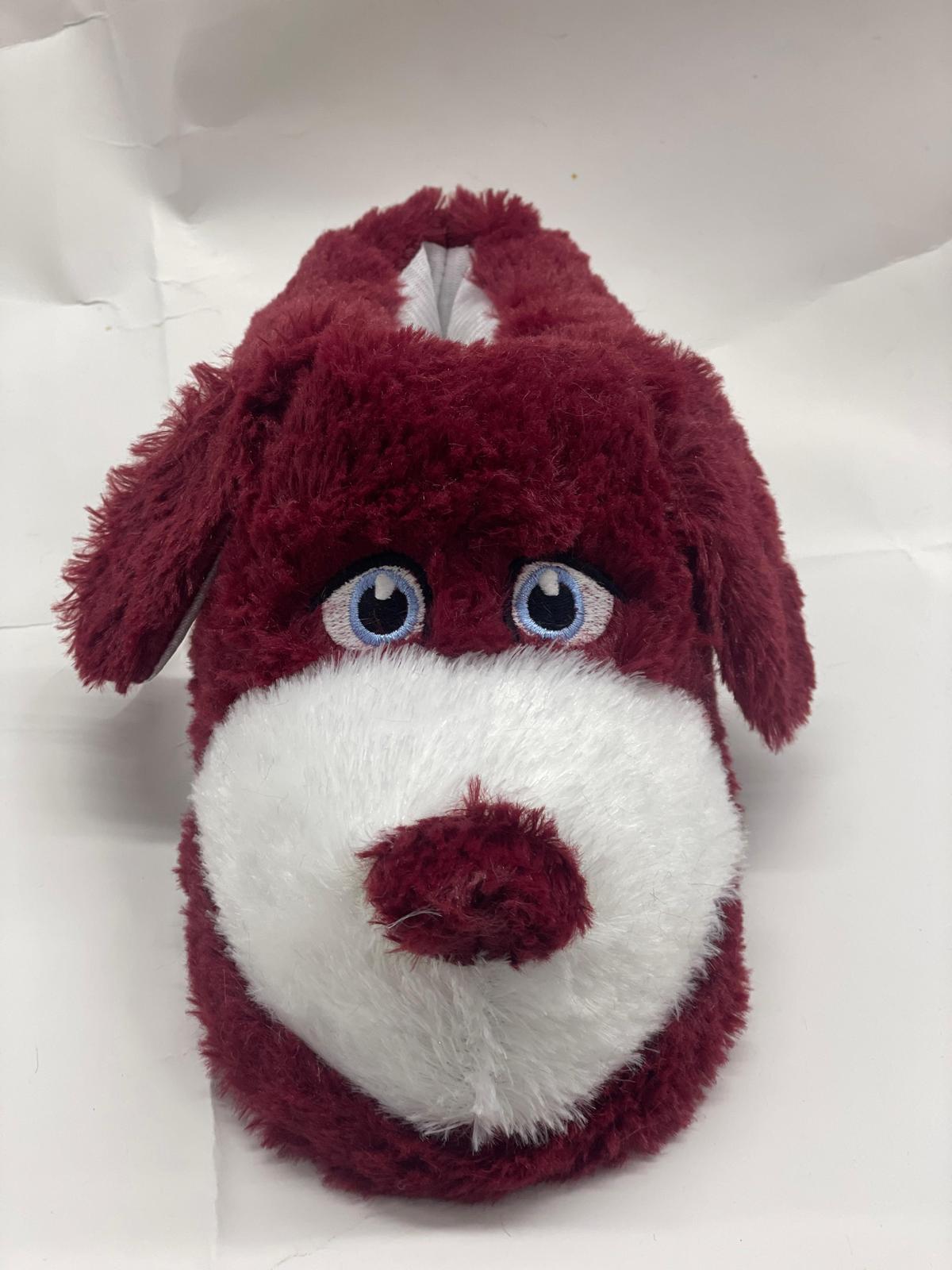 The Snuggle Paws Red Slipper Bootie